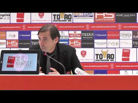 Sala stampa Triestina - Padova: Carmine Gautieri